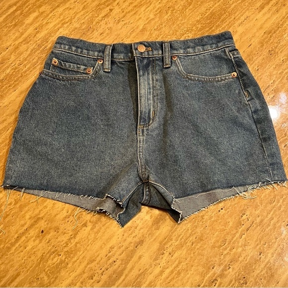 Pink Victoria Secret High-Wasted Cut Off Shorts Size 27 NWT - Picture 1 of 8
